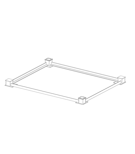 Sc Floor Scale Pit Mounted Riser Stand